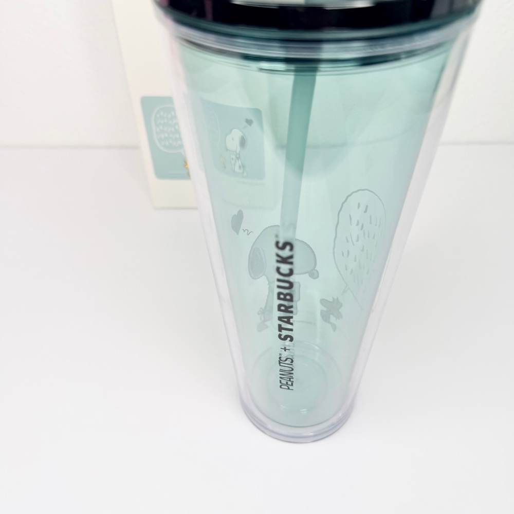 Peanuts + Starbucks Love, 24 oz plastic cold cup tumbler - Picture 2 of 4